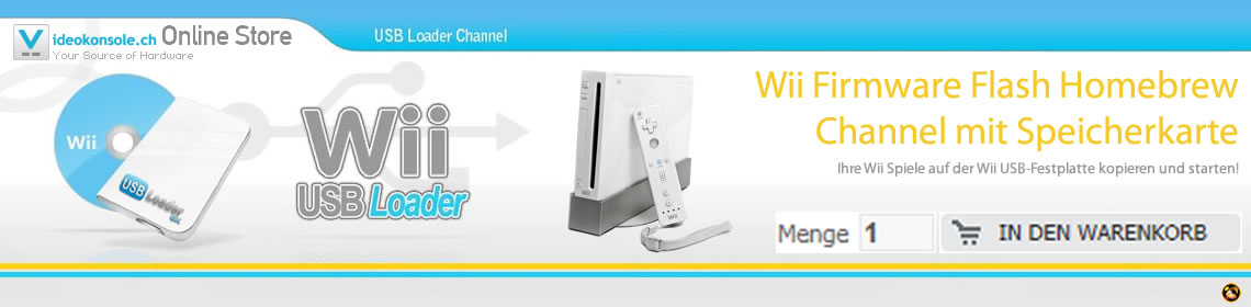 Wii Firmware Flash Homebrew Channel mit Speicherkarte